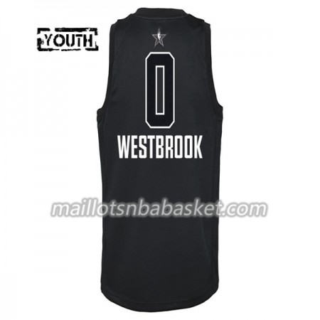 Maillot Enfant Oklahoma City Thunder Russell Westbrook 0 2018 All Star Jordan Brand Noir Swingman